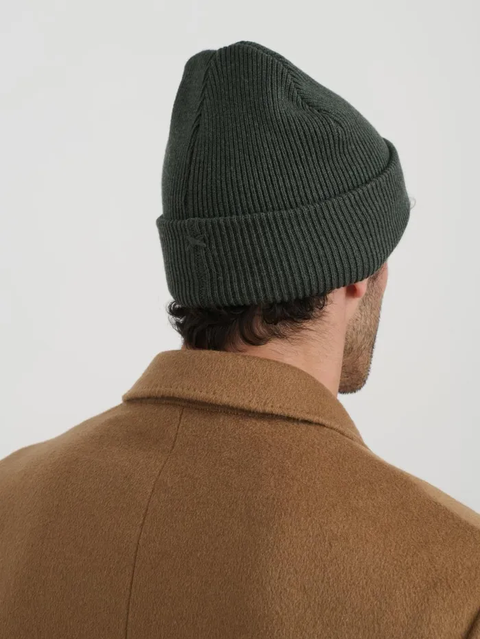 Alex Mill Women Wool Cotton Beanie Heather Olive
