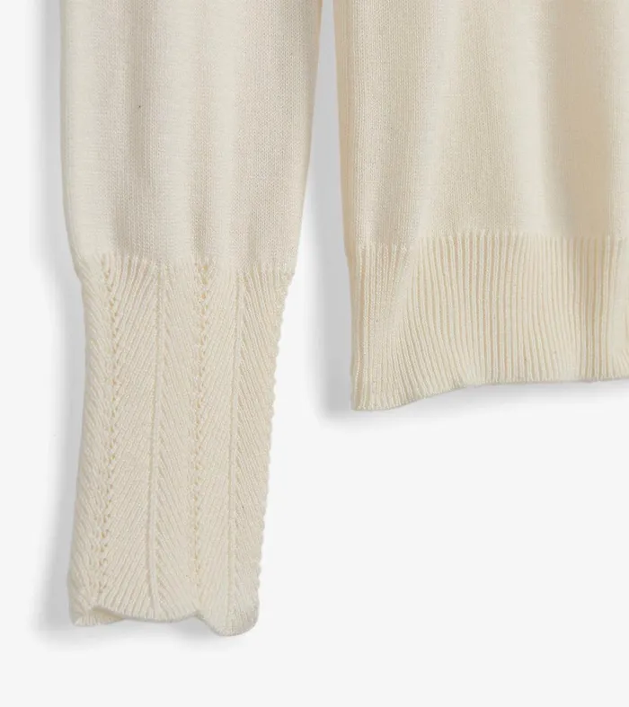 Alice Sweater 8211 Cream Hatley