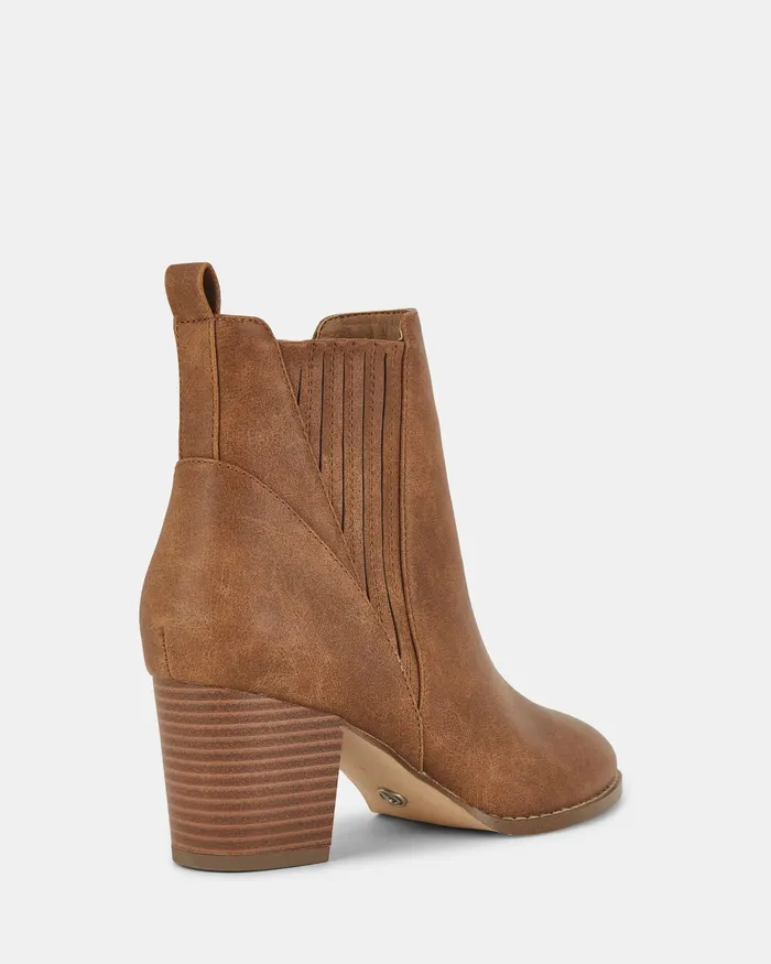 Ankle Boots NOVO Shoes Women DEVAN TAN