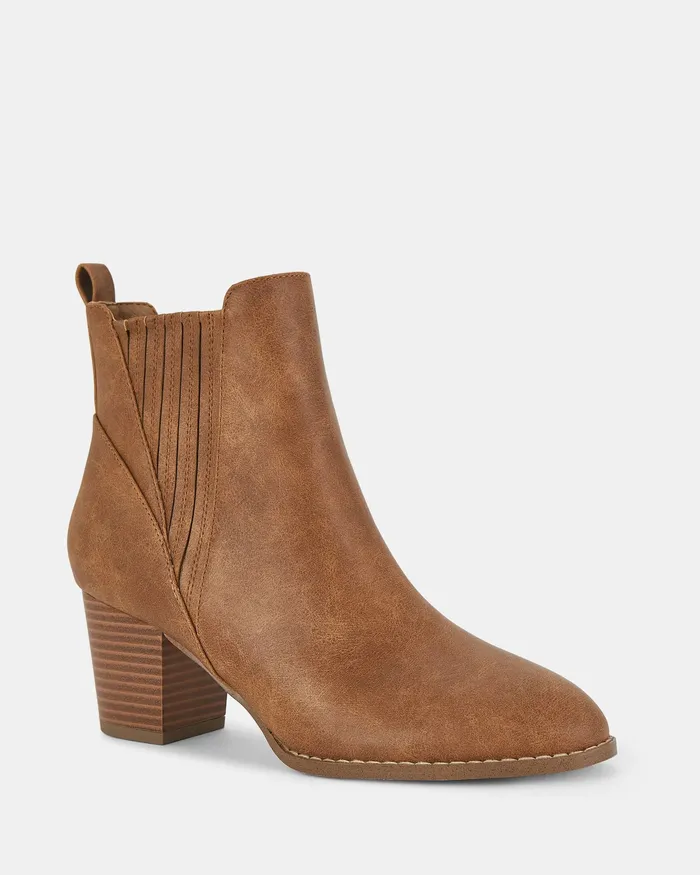 Ankle Boots NOVO Shoes Women DEVAN TAN