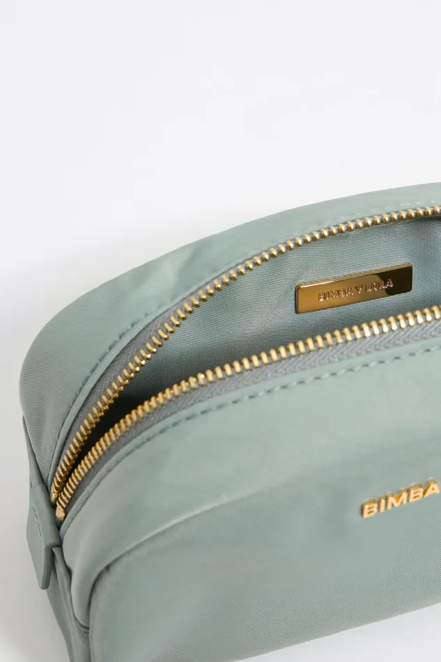Aquamarine Nylon Makeup Case Lake Green Women Bimba Y Lola Vanity Pouches Aquamarine Nylon Makeup Case Lake Green Women Bimba Y Lola Vanity Pouches