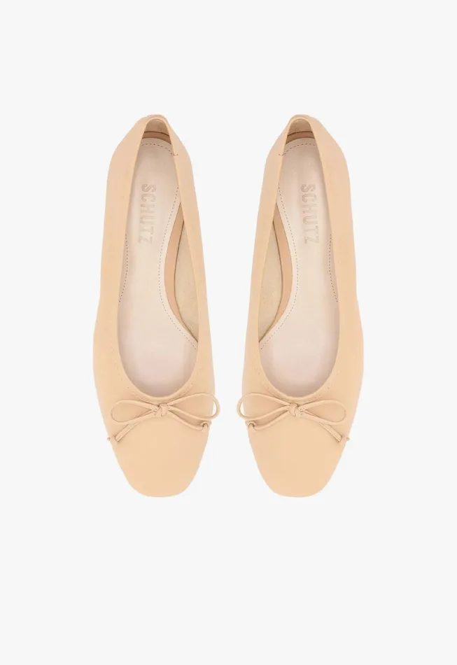 Arissa Honey Beige Women Schutz Shoes Ballerinas Arissa Honey Beige Women Schutz Shoes Ballerinas