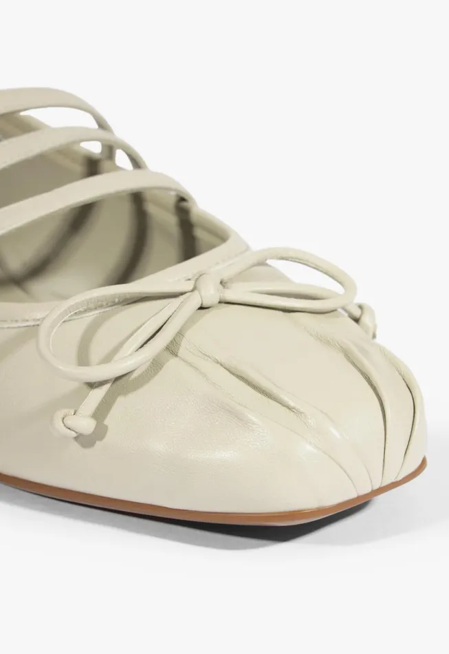 Arissa Strap Ballet Flat Gray Women Schutz Shoes Ballerinas