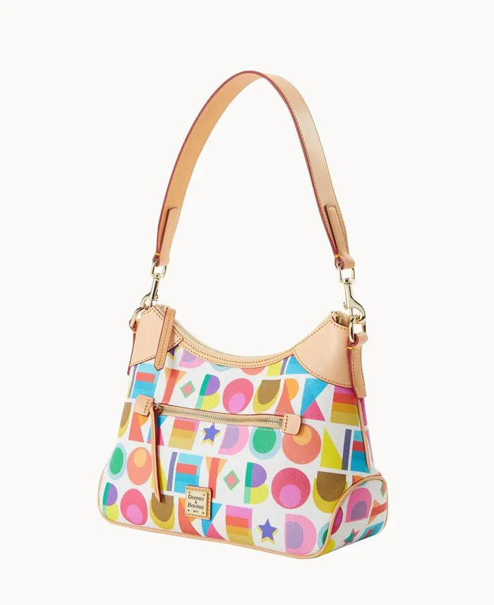 Art Deco Hobo White Woman Dooney and Bourke Shoulder Bags Art Deco Hobo White Woman Dooney and Bourke Shoulder Bags