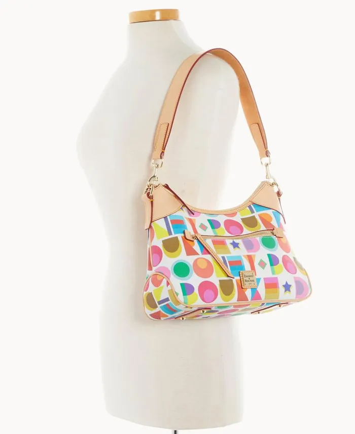 Art Deco Hobo White Woman Dooney and Bourke Shoulder Bags Art Deco Hobo White Woman Dooney and Bourke Shoulder Bags