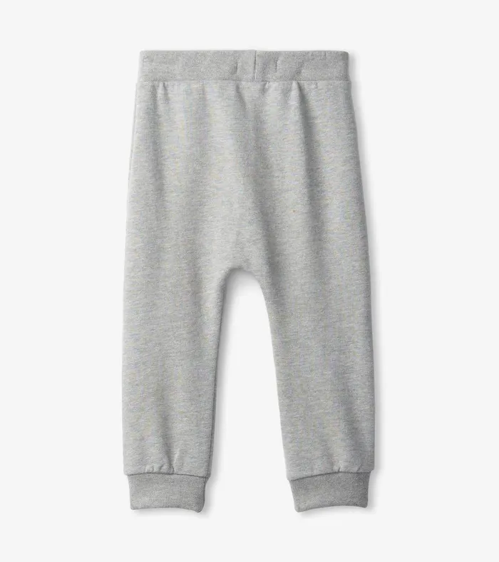 Baby and Toddler Boys Grey Melange Joggers Hatley