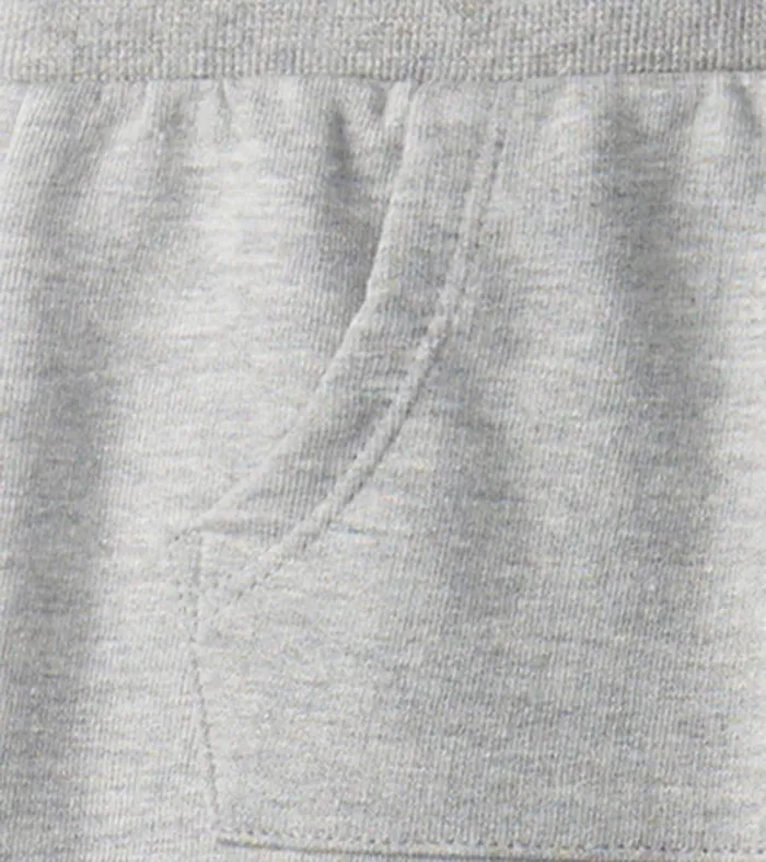 Baby and Toddler Boys Grey Melange Joggers Hatley