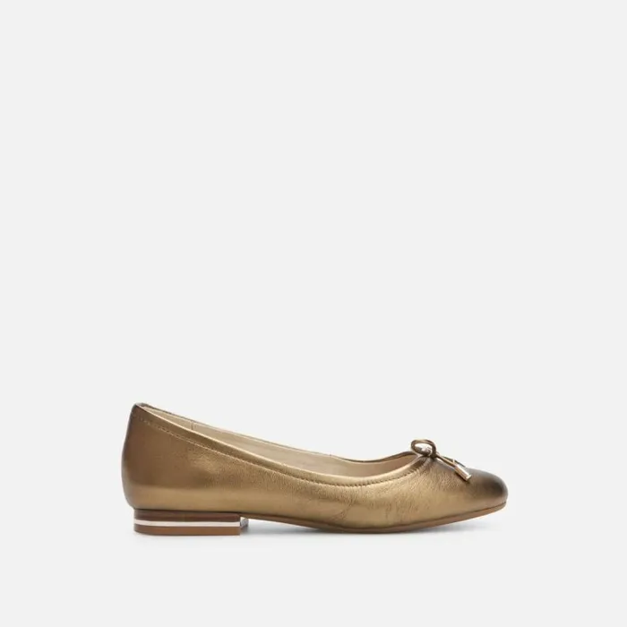 Balance Metallic Ballet Flat Caramel Women Kenneth Cole Flats