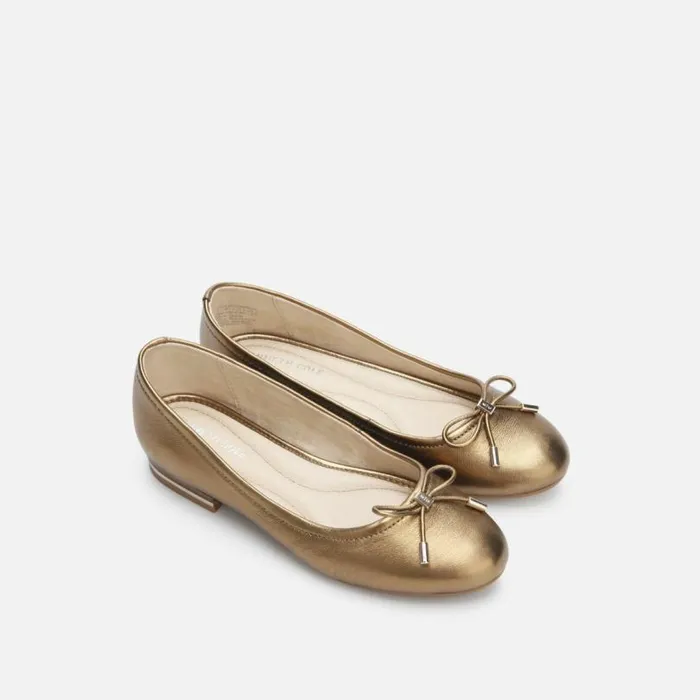 Balance Metallic Ballet Flat Caramel Women Kenneth Cole Flats