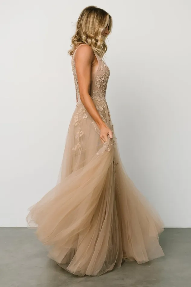 Baltic Born Bridal Women Forever Tulle Bridal Gown Nude Baltic Born Bridal Women Forever Tulle Bridal Gown Nude