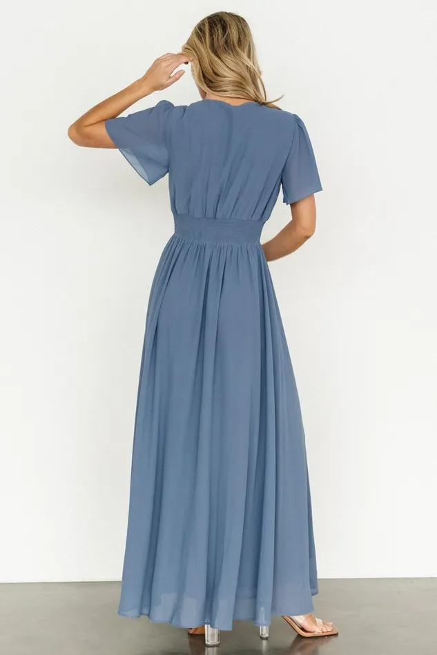 Baltic Born Bump Friendly Women Birdie Maxi Dress Whisper Blue Baltic Born Bump Friendly Women Birdie Maxi Dress Whisper Blue