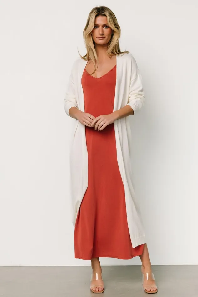 Baltic Born Cardigans Women Blanche Long Cardigan Ivory