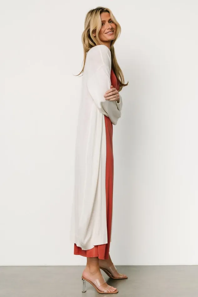 Baltic Born Cardigans Women Blanche Long Cardigan Ivory Baltic Born Cardigans Women Blanche Long Cardigan Ivory