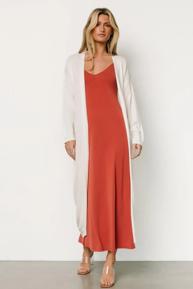 Baltic Born Cardigans Women Blanche Long Cardigan Ivory Baltic Born Cardigans Women Blanche Long Cardigan Ivory