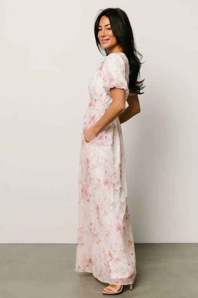 Baltic Born Maxi Dresses Women Ardley Maxi Dress Mauve Floral Baltic Born Maxi Dresses Women Ardley Maxi Dress Mauve Floral