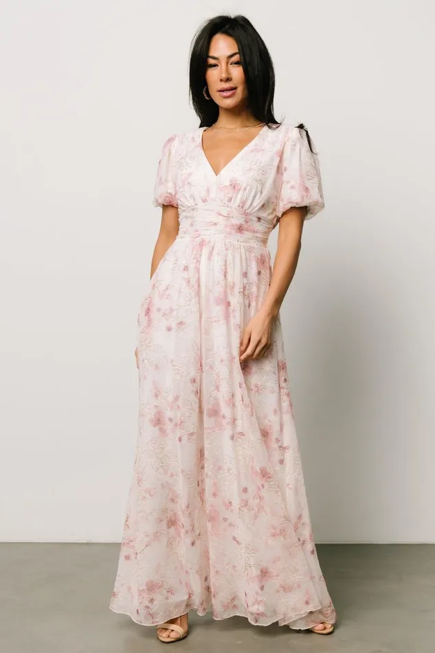 Baltic Born Maxi Dresses Women Ardley Maxi Dress Mauve Floral Baltic Born Maxi Dresses Women Ardley Maxi Dress Mauve Floral