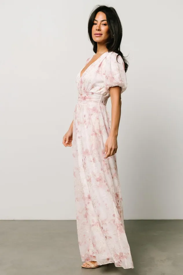 Baltic Born Maxi Dresses Women Ardley Maxi Dress Mauve Floral Baltic Born Maxi Dresses Women Ardley Maxi Dress Mauve Floral
