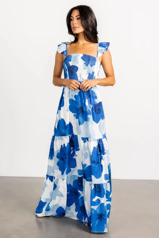Baltic Born Maxi Dresses Women Mikaela Maxi Dress Blue Floral Baltic Born Maxi Dresses Women Mikaela Maxi Dress Blue Floral