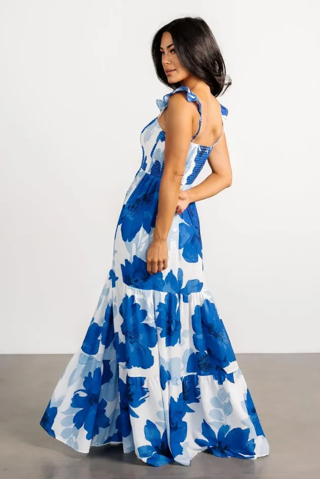 Baltic Born Maxi Dresses Women Mikaela Maxi Dress Blue Floral Baltic Born Maxi Dresses Women Mikaela Maxi Dress Blue Floral