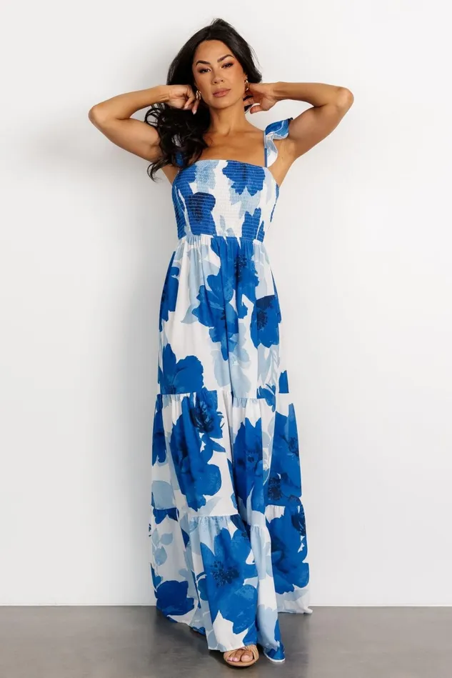 Baltic Born Maxi Dresses Women Mikaela Maxi Dress Blue Floral Baltic Born Maxi Dresses Women Mikaela Maxi Dress Blue Floral