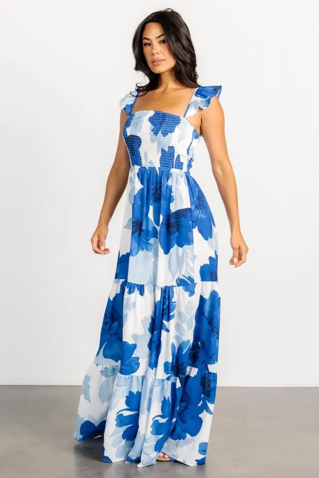 Baltic Born Maxi Dresses Women Mikaela Maxi Dress Blue Floral Baltic Born Maxi Dresses Women Mikaela Maxi Dress Blue Floral