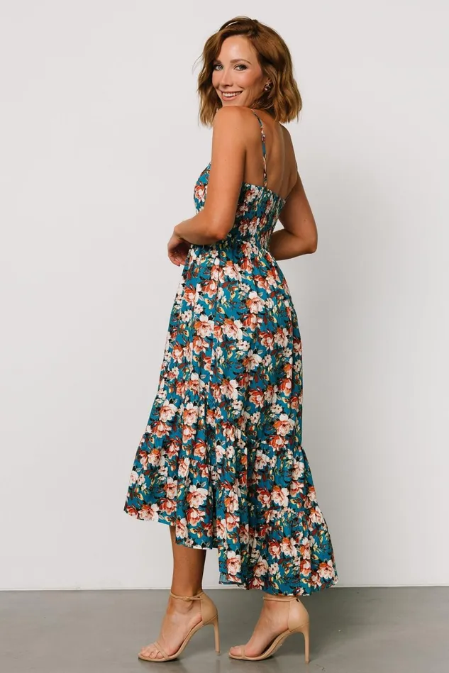 Baltic Born Maxi Dresses Women Shari Tank Maxi Dress Deep Blue Floral Baltic Born Maxi Dresses Women Shari Tank Maxi Dress Deep Blue Floral
