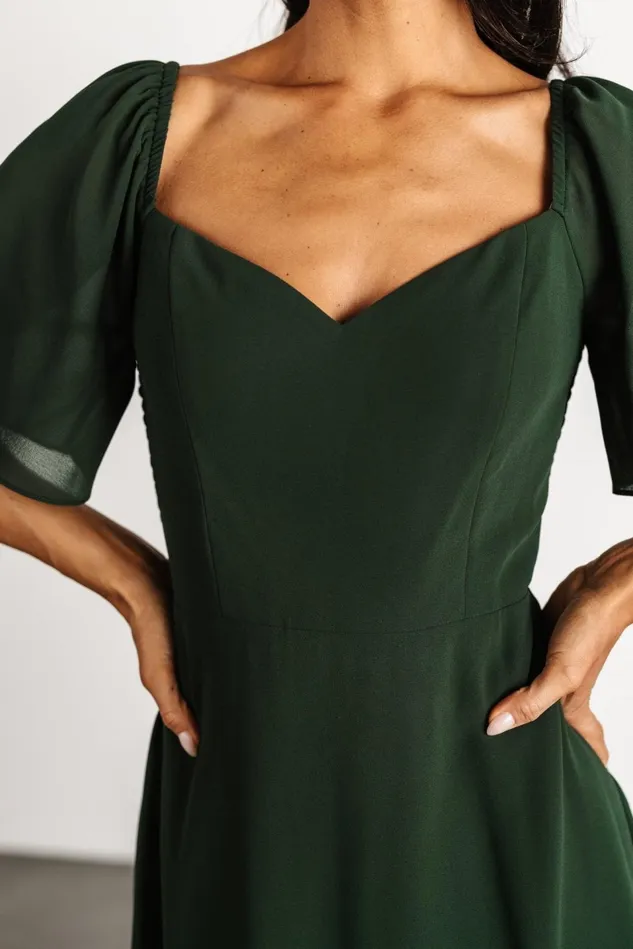 Baltic Born Midi Dresses Women Colette Sweetheart Midi Dress Evergreen Baltic Born Midi Dresses Women Colette Sweetheart Midi Dress Evergreen