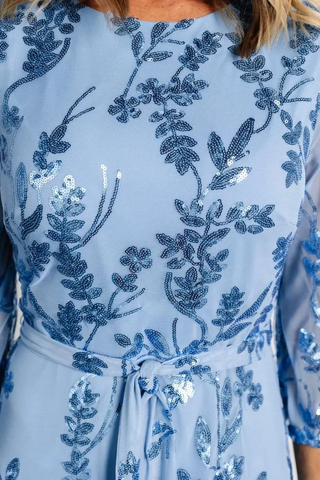 Baltic Born Mother Of The Bride Women Destiny Sequin Maxi Dress Blue Baltic Born Mother Of The Bride Women Destiny Sequin Maxi Dress Blue