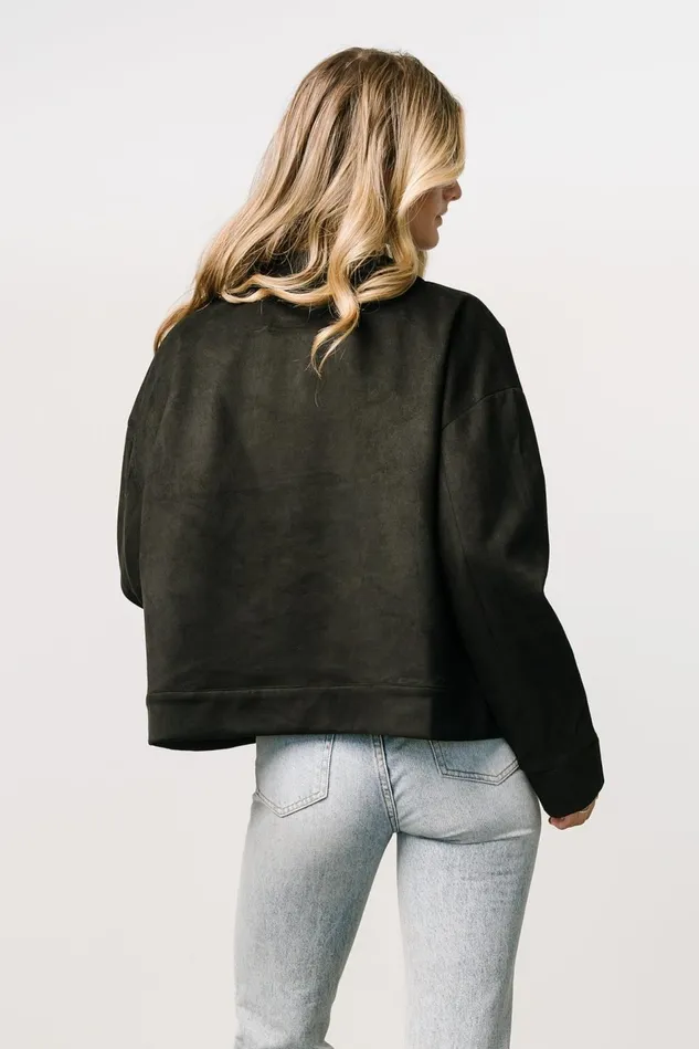 Baltic Born Outerwear Women Mills Fringe Jacket Black Baltic Born Outerwear Women Mills Fringe Jacket Black