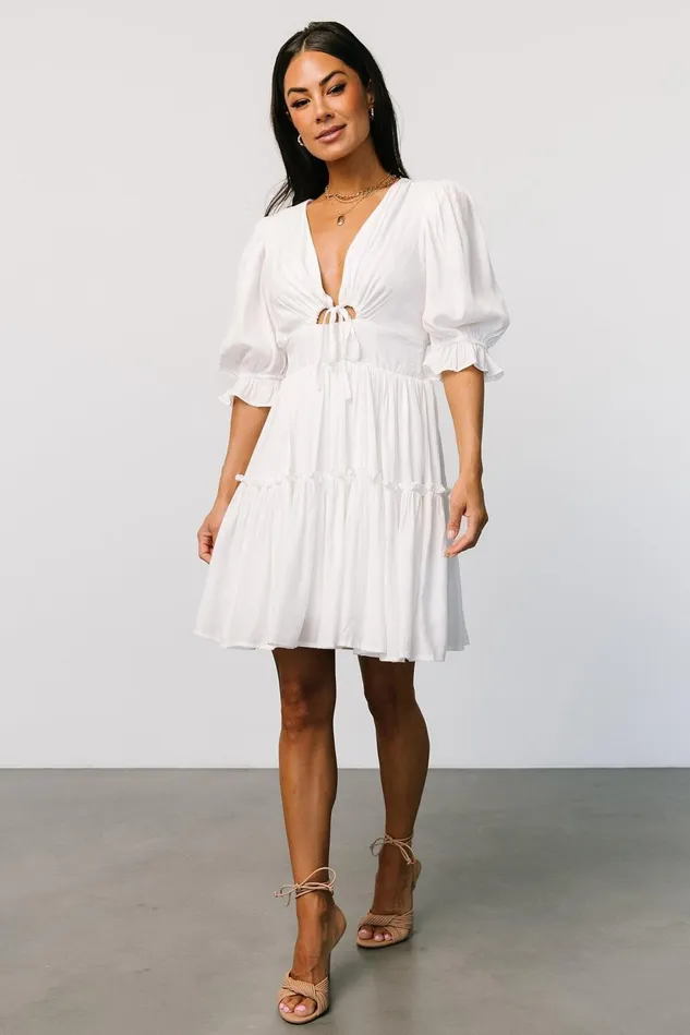 Baltic Born Short Dresses Women Gisela Short Dress Off White