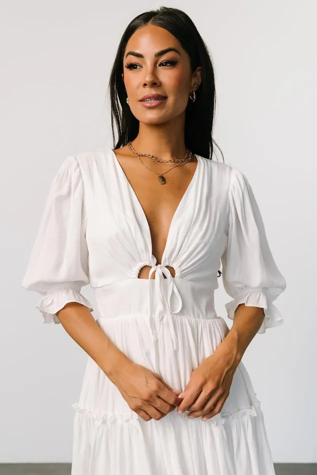 Baltic Born Short Dresses Women Gisela Short Dress Off White Baltic Born Short Dresses Women Gisela Short Dress Off White