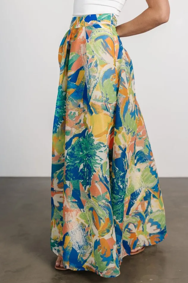 Baltic Born Skirts Women Cayman Maxi Skirt Blue Multi Baltic Born Skirts Women Cayman Maxi Skirt Blue Multi