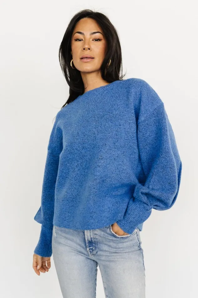 Baltic Born Sweaters Women Lublin Sweater Blue