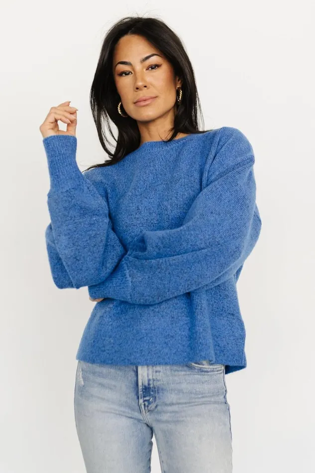 Baltic Born Sweaters Women Lublin Sweater Blue