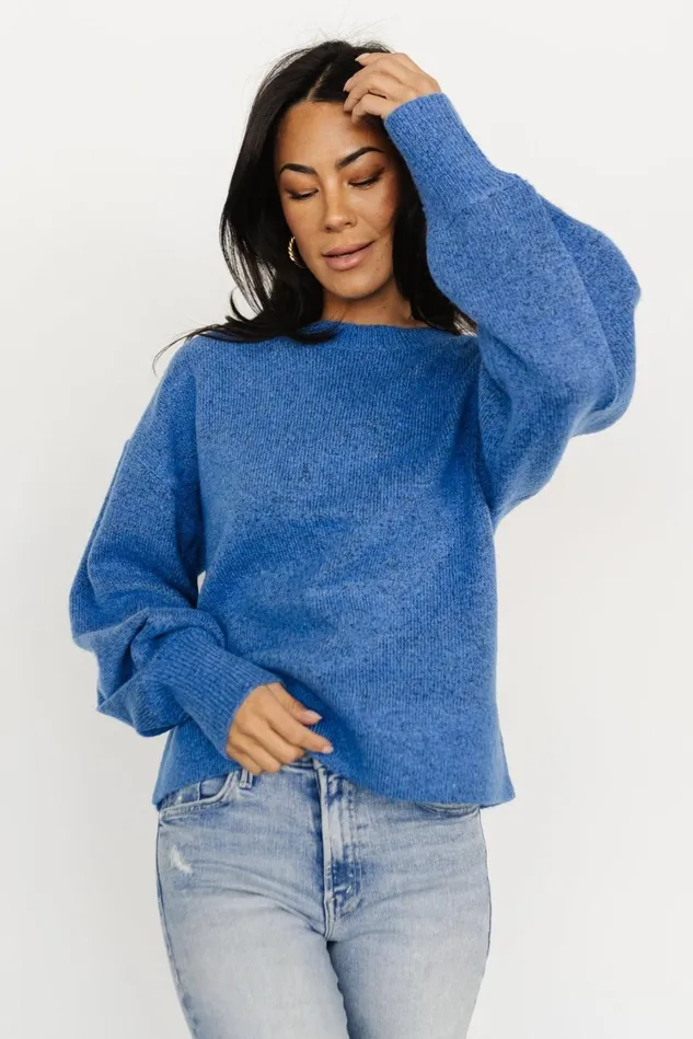 Baltic Born Sweaters Women Lublin Sweater Blue