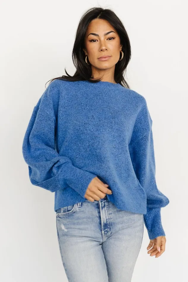 Baltic Born Sweaters Women Lublin Sweater Blue