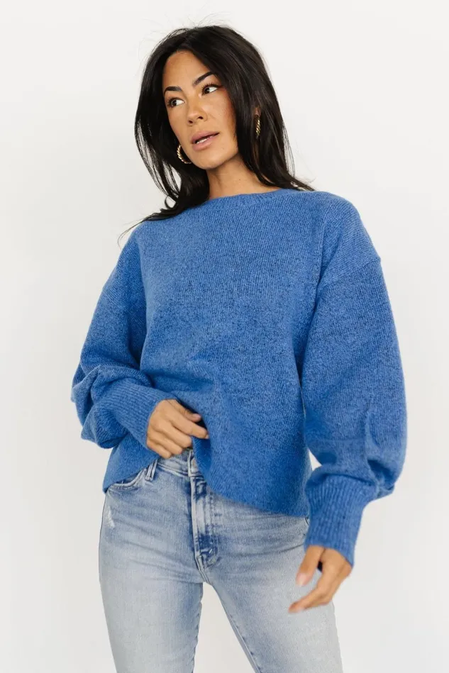 Baltic Born Sweaters Women Lublin Sweater Blue