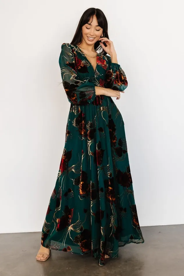 Baltic Born Wedding Guest Women Mikla Maxi Dress Jade Multi Baltic Born Wedding Guest Women Mikla Maxi Dress Jade Multi