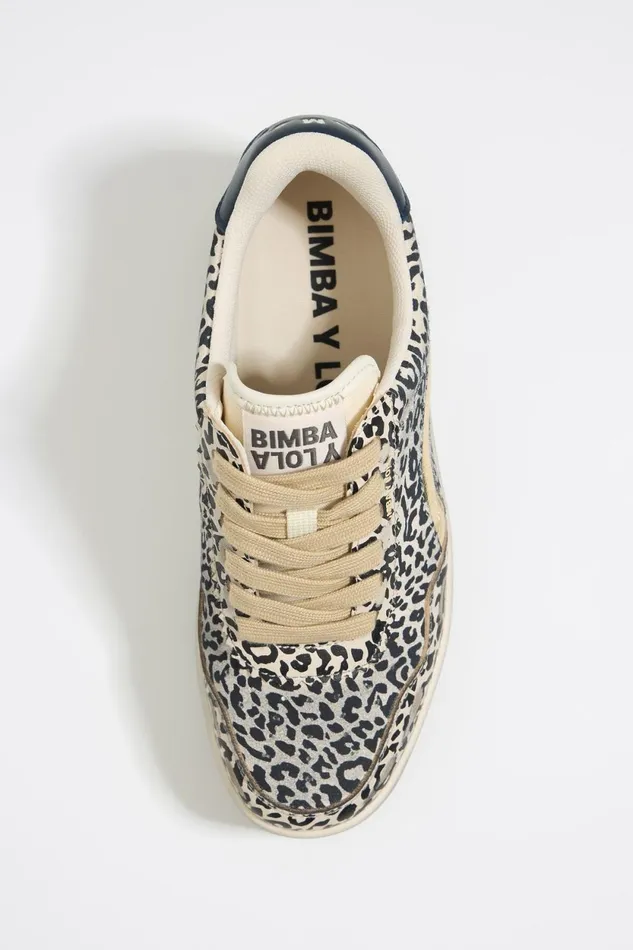 Beige Leopard Print 13 57 Platform Cupsole Sneaker Beige Women Bimba Y Lola Sneakers Beige Leopard Print 13 57 Platform Cupsole Sneaker Beige Women Bimba Y Lola Sneakers