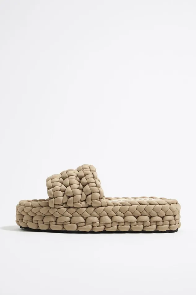 Beige Plaited Flat Sandal Beige Women Bimba Y Lola Sandals Beige Plaited Flat Sandal Beige Women Bimba Y Lola Sandals