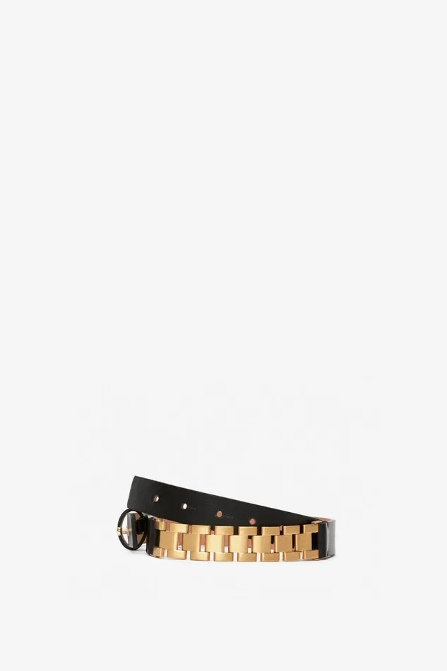 Belts Women Victoria Beckham Watch Strap Detail Belt In Black Belts Women Victoria Beckham Watch Strap Detail Belt In Black