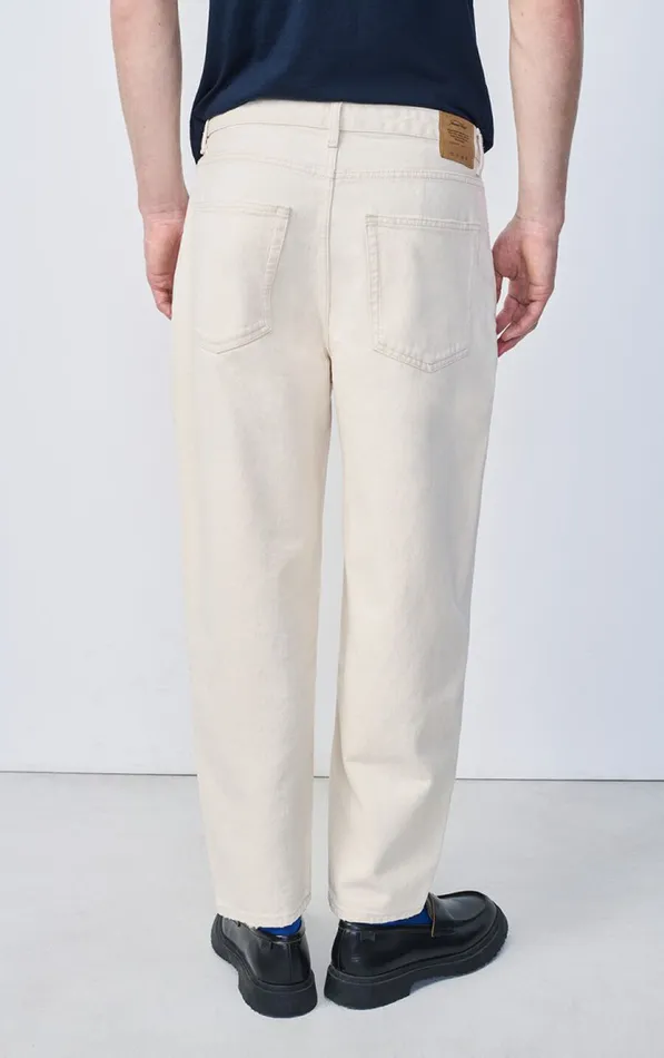 Big Carrot Jeans Snopdog Ecru Men American Vintage Jeans Big Carrot Jeans Snopdog Ecru Men American Vintage Jeans