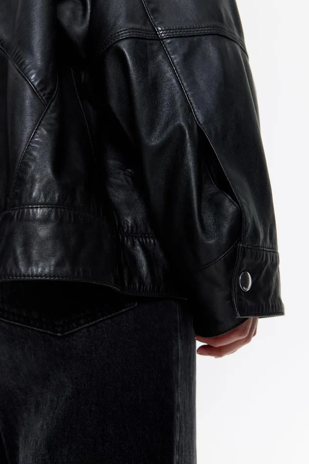 Black Leather Jacket Black Women Bimba Y Lola Party Black Leather Jacket Black Women Bimba Y Lola Party