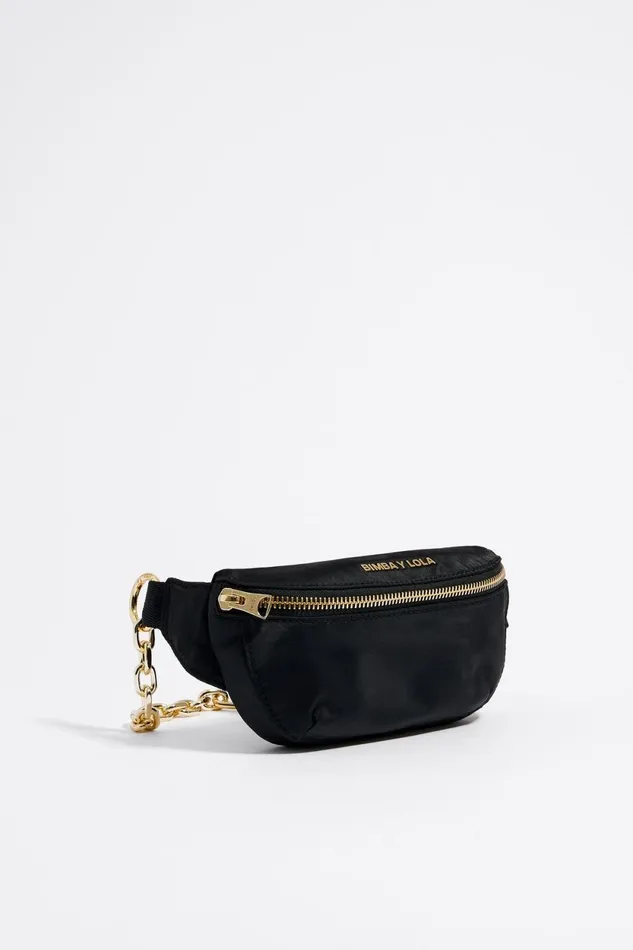 Black Nylon Bumbag Black Women Bimba Y Lola Nylon