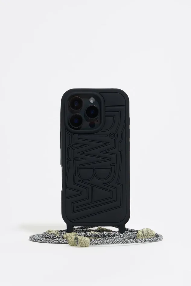 Black Silicone IPhone 15 Pro Case Black Women Bimba Y Lola Phone Cases