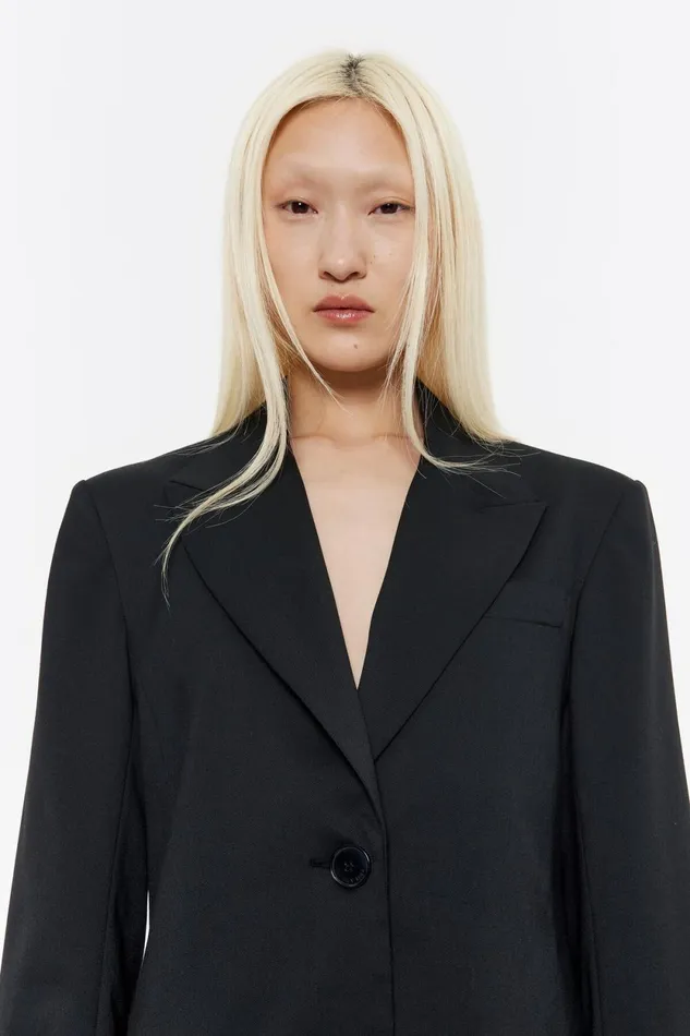 Black Tailored Jacket Black Women Bimba Y Lola Total Look Black Tailored Jacket Black Women Bimba Y Lola Total Look