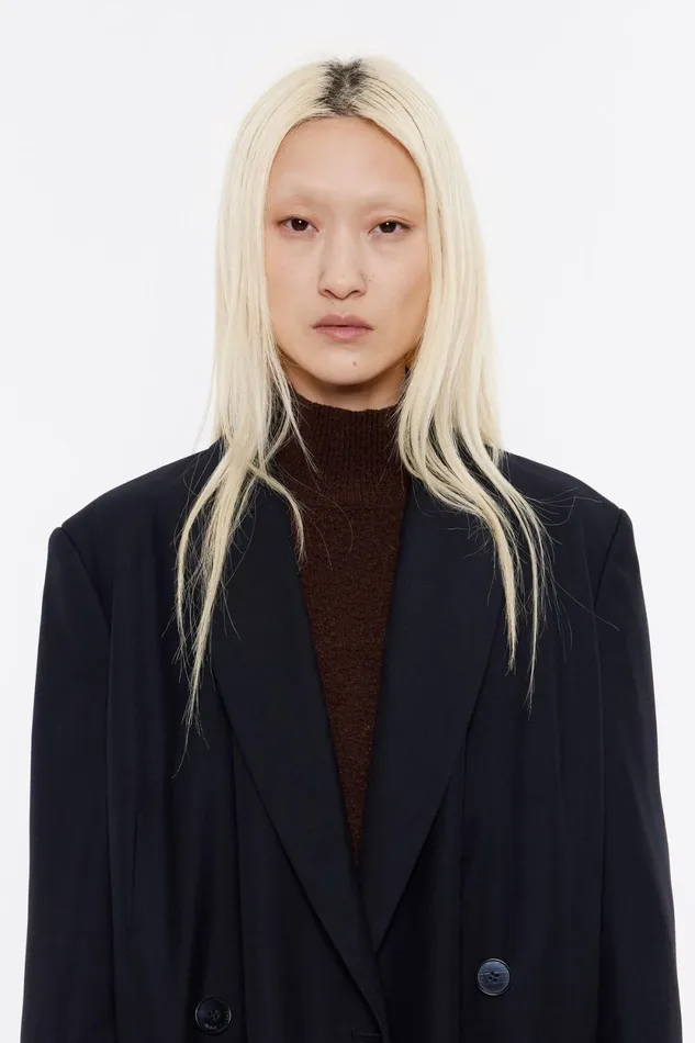 Black Tailored Maxi Jacket Black Women Bimba Y Lola Party Black Tailored Maxi Jacket Black Women Bimba Y Lola Party