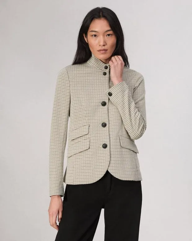 Blazers and Vests Women Rag and Bone Slade Plaid Blazer Grey Multi