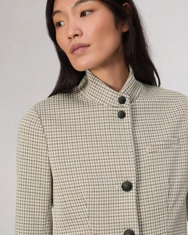 Blazers and Vests Women Rag and Bone Slade Plaid Blazer Grey Multi