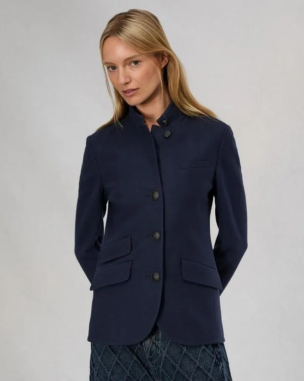 Blazers and Vests Women Rag and Bone Slade Wool Blazer Navy